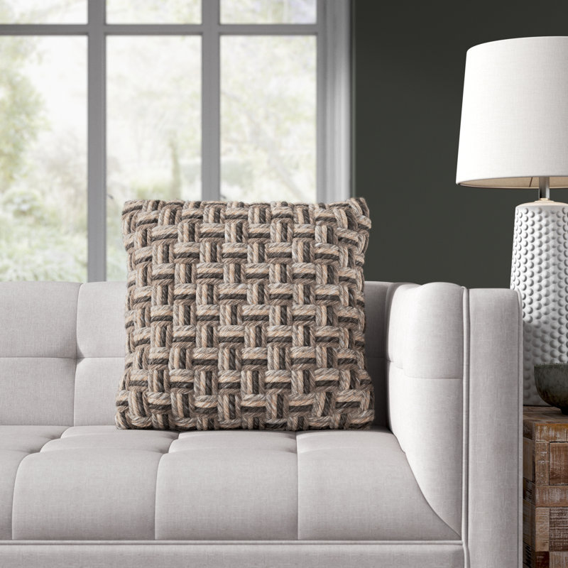 Joss & Main Sierra Plaid Wool Blend Pillow Cover & Reviews Wayfair